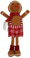 Ozdoby bożonarodzeniowe - Ludzik z piernika z materiału chłopiec 45cm do postawienia - miniaturka - grafika 1