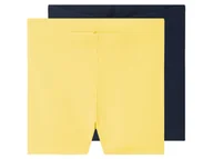 Spodnie i spodenki dla dziewczynek - lupilu® Legginsy dla niemowląt, 2 pary (Żółty/granatowy, 74/80) - miniaturka - grafika 1