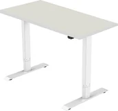 Biurka - celexon Economy eAdjust-71121 elektryczne biurko z regulacją wysokości w komplecie z blatem 150 x 75 cm (biały) - miniaturka - grafika 1