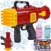 Zabawki militarne - MASZYNKA PISTOLET DO BANIEK MYDLANYCH AUTOMAT NA BATERIE DLA DZIECI - miniaturka - grafika 1