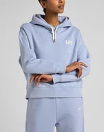 Bluzy damskie - Damska bluza nierozpinana Lee ESSENTIAL HOODIE M - miniaturka - grafika 1