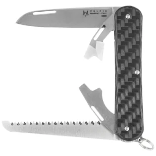 Scyzoryk Fox Vulpis S4 Carbon Fiber 3K, Polished M390 (FX-VP130-S4 CF) - Scyzoryki - miniaturka - grafika 1