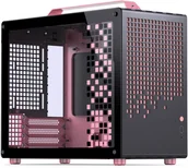 Obudowy komputerowe - Obudowa Jonsplus Z20 Micro-ATX Obudowa z uchwytem - czarny/różowy Z20 BLACK-PINK - miniaturka - grafika 1