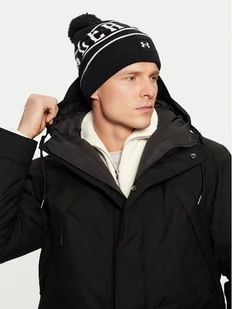 Under Armour Czapka M Halftime Pom Beanie 1386634-001 Czarny - Czapki męskie - miniaturka - grafika 1