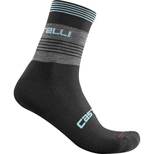 castelli Damskie Linea 15 skarpety, ciemny Gray Celeste, L/XL