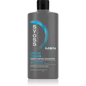 Szampony do włosów - Syoss Men clean & cool shampoo szampon do włosów normalnych i przetłuszczających się 440ml - miniaturka - grafika 1
