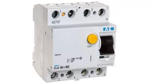Eaton Wyłącznik różnicowoprądowy 4P 40A 0,03A typ AC FRCmM-40/4/003 170411 - Bezpieczniki elektryczne - miniaturka - grafika 1