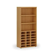 Regały biurowe - Regał sortujący PRIMO WOOD, 1781 x 800 x 420 mm, 18 przegród, buk - miniaturka - grafika 1