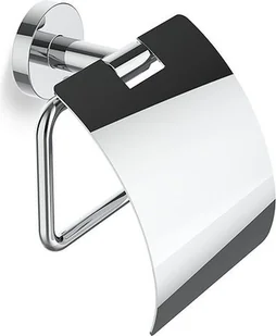 Uchwyt na papier toaletowy Basic chrom z klapką - Stojaki i wieszaki na papier toaletowy - miniaturka - grafika 1