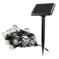 Lampy ogrodowe - Girlanda świetlna SUNARI FLS-60 7,5m zewnętrzna 10 żarówek LED solarna IP44 Forever Light - miniaturka - grafika 1