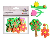 Pasmanteria - TITANUM Naklejki piankowe 3D: ogródek ( kwiatki, drzewa, trawa), mix rozmiarów i kolorów (EB650D) - miniaturka - grafika 1