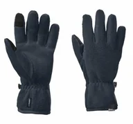 Rękawiczki - Dziecięce Rękawiczki Polarowe Jack Wolfskin Spirit Fleece Glove Y Night Blue L/Xl - miniaturka - grafika 1