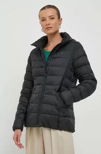Tommy Hilfiger kurtka damska kolor czarny zimowa - Kurtki damskie - miniaturka - grafika 1