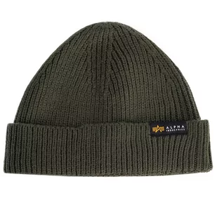 Czapka Alpha Industries Dockers Beanie 138905142 - zielona - Czapki i chusty sportowe damskie - miniaturka - grafika 1