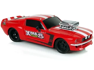 Auto Sportowe R/C 1:16 Czerwone Białe Pasy Pilot - Zabawki zdalnie sterowane - miniaturka - grafika 4