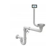 Syfony - Syfon zlewozmywakowy z sitkiem - miniaturka - grafika 1