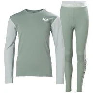 Pozostała odzież narciarska - Helly Hansen HH Lifa Active, zestaw, junior, jasnozielony - miniaturka - grafika 1