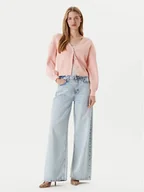 Swetry damskie - Guess Kardigan W5YR07 Z2ZK2 Różowy Oversize - miniaturka - grafika 1