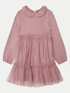 Sukienki i spódniczki dla dziewczynek - OVS Sukienka elegancka 2143163 Różowy Regular Fit - miniaturka - grafika 1