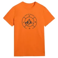 Koszulki sportowe męskie - Koszulka męska 4F Tshirt M3138 Rozmiar: XL / Kolor: pomarańczowy - miniaturka - grafika 1
