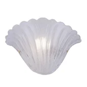 Lampy ścienne - Dekoracyjny kinkiet Bacelo 8161 Amplex muszla szklana mosiądz - miniaturka - grafika 1