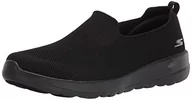 Trampki damskie - Skechers Damskie tenisówki Go Walk Joy Sensational Day, Czarne wykończenie tekstylne, 36.5 EU - miniaturka - grafika 1