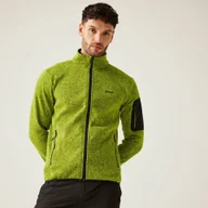 Bluzy męskie - Regatta Męski Polar z Suwakiem Newhill Zielony, Rozmiar: 4XL - miniaturka - grafika 1