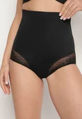Majtki damskie - Czarne Majtki Modelujące z Wysokim Stanem Elinee - miniaturka - grafika 1