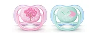 Smoczki uspokajające - Philips PHILIPS Philips ULTRA AIR 0-6m SCF343/20 girl 45213 - miniaturka - grafika 1