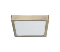 Lampy sufitowe - Prezent 49063 - LED Plafon LENYS LED/15W/230V 4000K 17,5x17,5 cm mosiądz - miniaturka - grafika 1