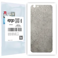 Szkła hartowane na telefon - Folia naklejka skórka strukturalna na TYŁ do Apple iPhone 6 Plus - Beton - apgo SKINS - miniaturka - grafika 1