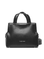 Torebki damskie - Calvin Klein Torebka Neat Tote Mini Perf K60K609576 Czarny - miniaturka - grafika 1