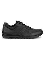 Trampki męskie - Ecco Skórzane sneakersy "CS25" w kolorze czarnym - miniaturka - grafika 1