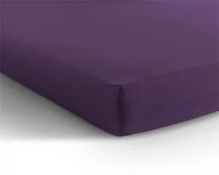 140x200 prześcieradło na gumce Jersey 135g. k. fioletowy - Prześcieradła - miniaturka - grafika 1
