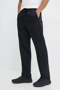 adidas Originals spodnie męskie kolor czarny w fasonie chinos IY2074 - Spodnie męskie - miniaturka - grafika 1
