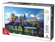 Puzzle - Deico Puzzle 1000 Francja, Paryż - Katedra Notre Dame - miniaturka - grafika 1