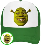 Czapki i chusty sportowe męskie - CZAPKA Z DASZKIEM SHREK DLA DZIECI SIATKA ZIELONA BEJSBOLÓWKA - miniaturka - grafika 1