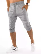 Spodenki męskie - Spodenki męskie dresowe jasnoszare Dstreet SX1535-XL - miniaturka - grafika 1