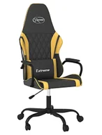 Fotele gamingowe - Czarno-złoty fotel gamingowy - Miedziana 3X - miniaturka - grafika 1