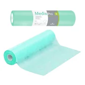 Kosmetyczne akcesoria jednorazowe - Podkład higieniczny na rolce 70cm x 50cm zielony 20g MedixPro 100szt - miniaturka - grafika 1