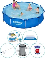 Baseny ogrodowe - Basen Plus Akcesoria - Bestway Steel Pro 305x76 cm Okrągły - miniaturka - grafika 1