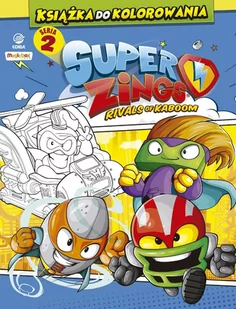 Super Zings SuperZings - Książka do kolorowania + figurka - Figurki dla dzieci - miniaturka - grafika 1