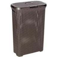Kosze na bieliznę - Curver Kosz na pranie Natural Style 40l brązowy 193009 - miniaturka - grafika 1