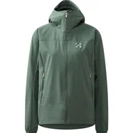 Kurtki damskie - Damska kurtka Haglöfs Rosson Softshell Chlorophyll Green S - miniaturka - grafika 1