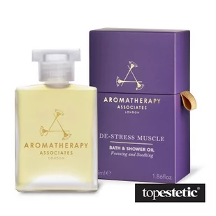 Aromatherapy Associates De-Stress Muscle Bath &amp; Shower Oil Odprężający mięśnie olejek do kąpieli i pod prysznic 55 ml - Kosmetyki do kąpieli - miniaturka - grafika 1