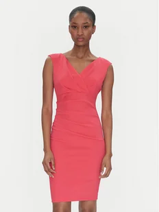 Rinascimento Sukienka koktajlowa CFC0122540003 Różowy Regular Fit - Sukienki - miniaturka - grafika 1