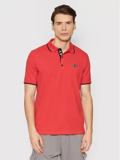 Koszulki męskie - Replay Polo M6075.000.21868 Czerwony Regular Fit - grafika 1