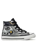 Buty dla chłopców - Converse Trampki Chuck Taylor All Star Pirates 372729C Szary - miniaturka - grafika 1
