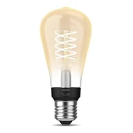 Żarówki LED - Inteligentna żarówka PHILIPS HUE White Filament ST64 E27. Klasa energetyczna G - miniaturka - grafika 1