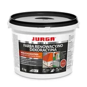 Farby zewnętrzne - JURGA Farba renowacyjno-dekoracyjna czerwony ceglasty 4 kg - miniaturka - grafika 1